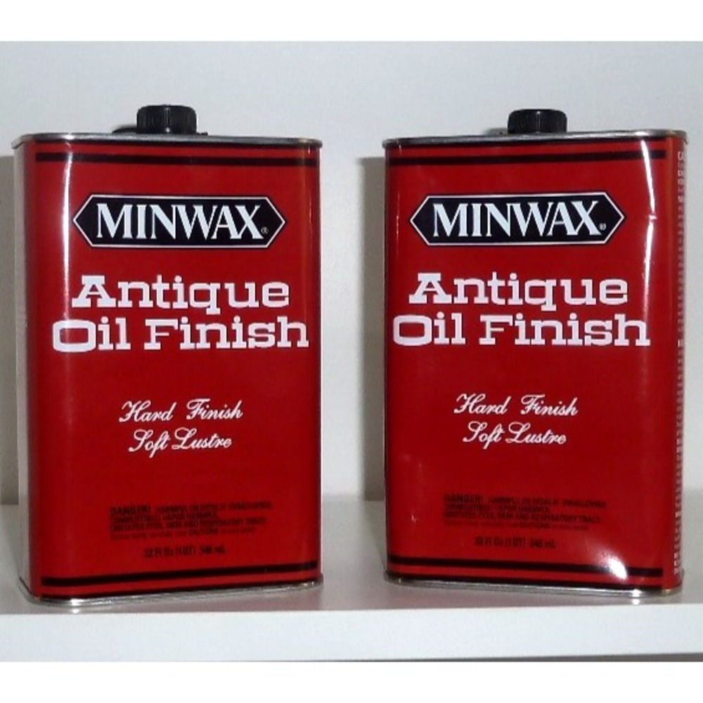 LOT OF 2 Minwax Antique Oil Finish 1 Quart 32 ounce Hard Finish Soft Lustre NEW